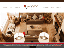 Tablet Screenshot of casaruralgalana.com